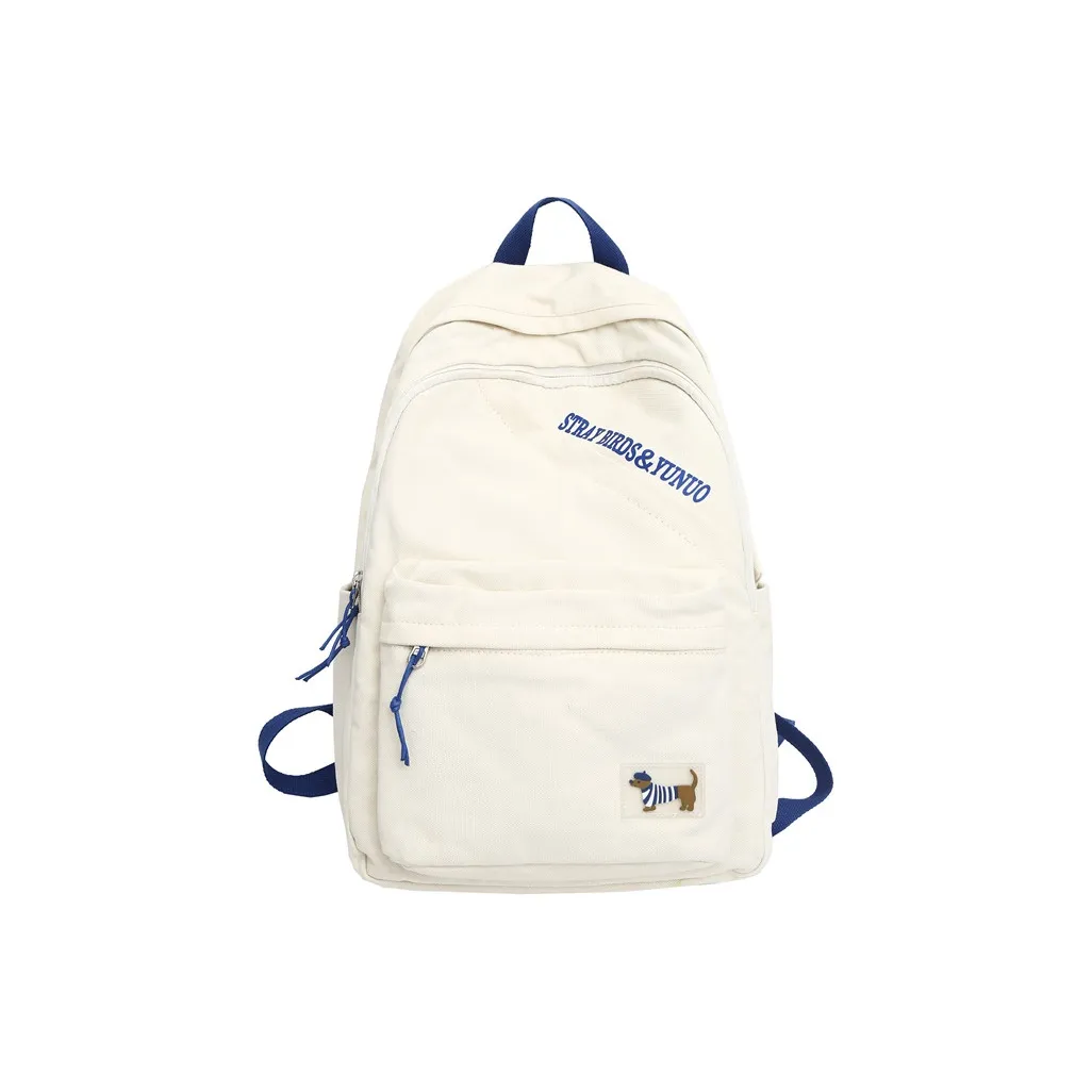 Deli Bear Холст Рюкзак Стандартный Унисекс Белый