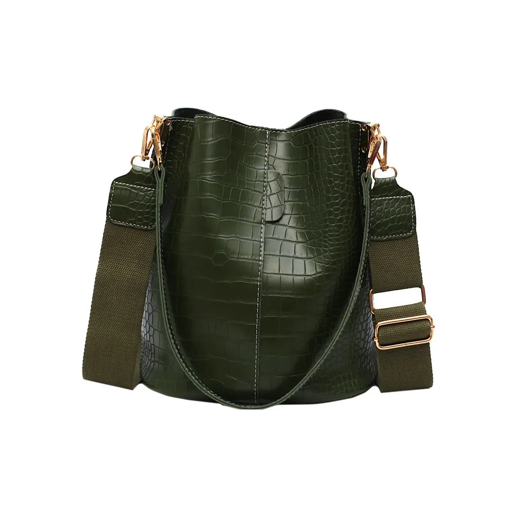 ALOENEY ПУ (полиуретан) Ведрообразная сумка Сумка через плечо Женская