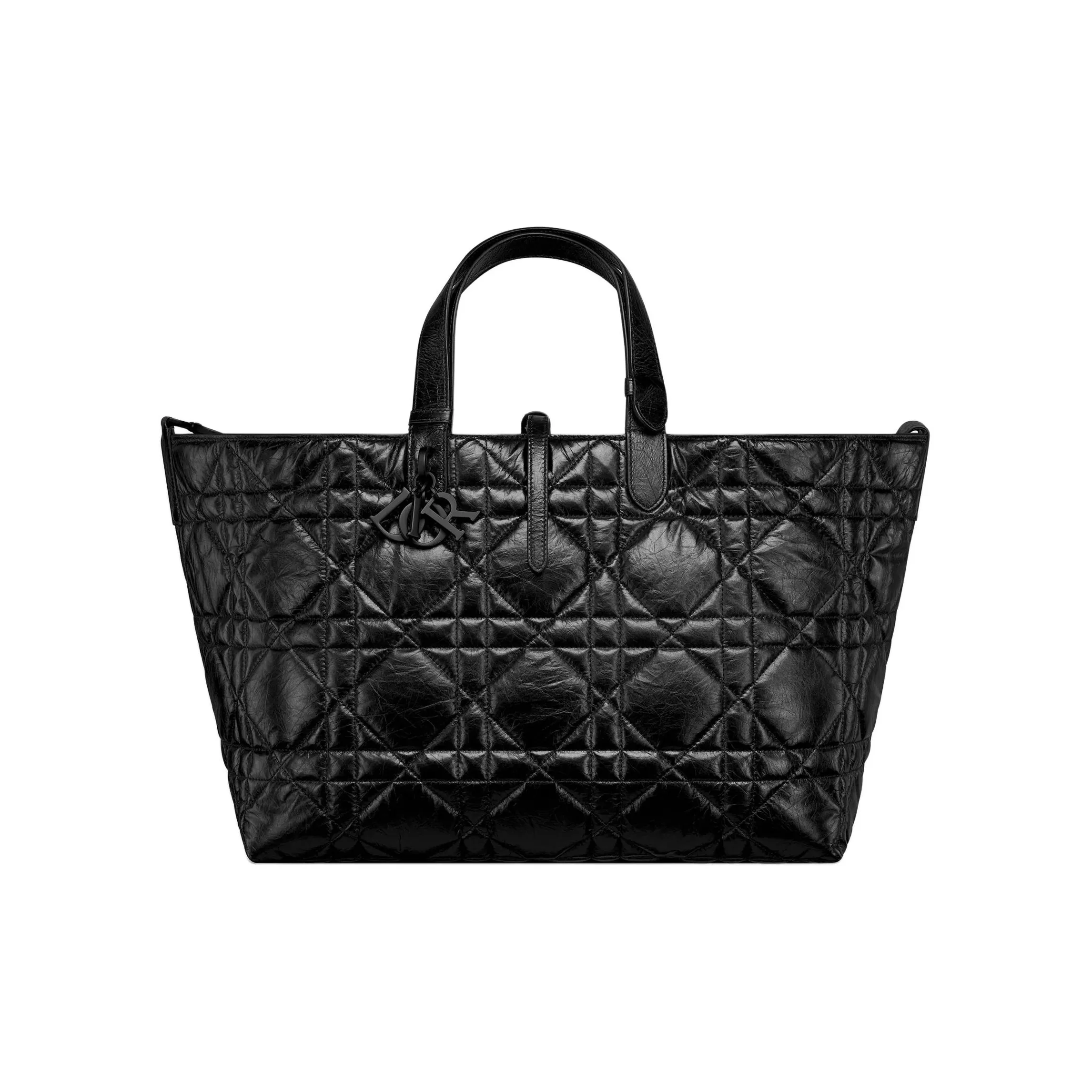 DIOR Toujours Cow Leather Native Bag, Tote Bag, Shopping Bag, Handbag, Shoulder Bag Tubas Women's Black