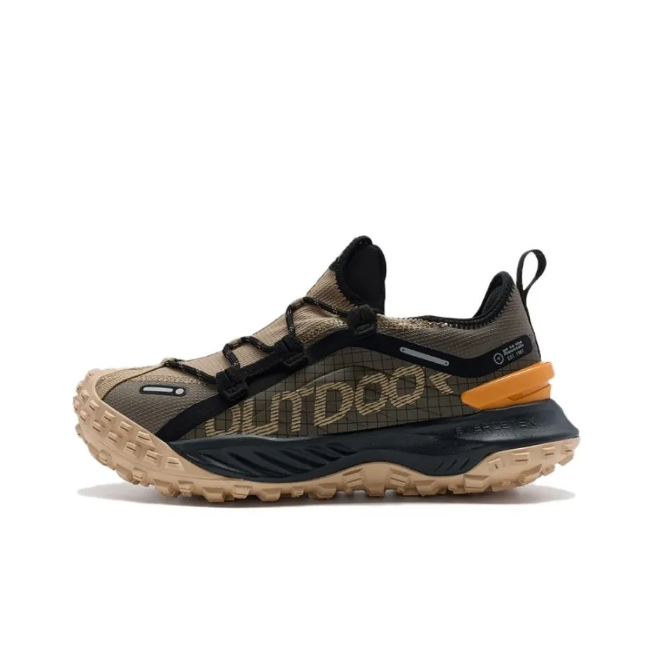 XTEP Fei Shi 1.0 Cushioning Wear Resistant Outdoor Shoes Men's Brown