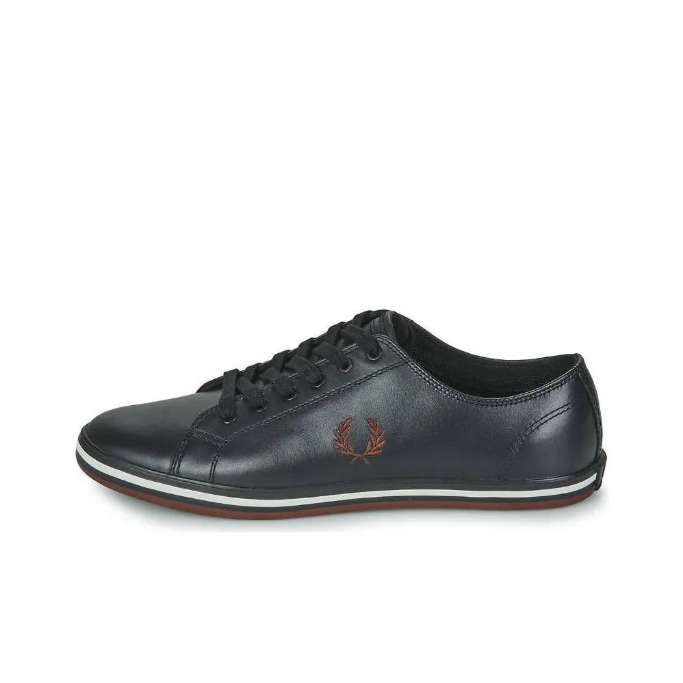 FRED PERRY Low-Top Skateboard Shoes Unisex Black