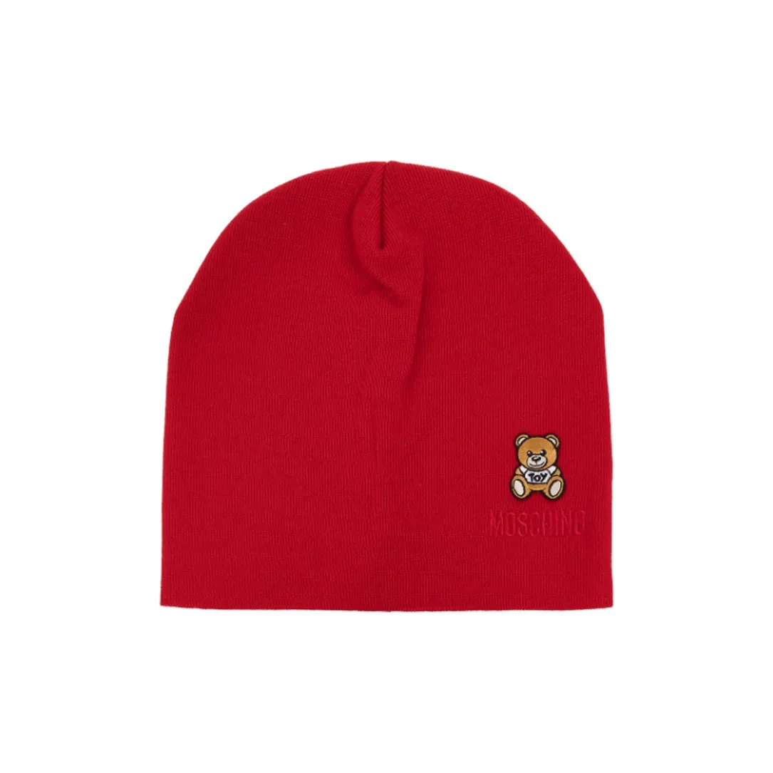 MOSCHINO Шерсть Бини Мужской Красный