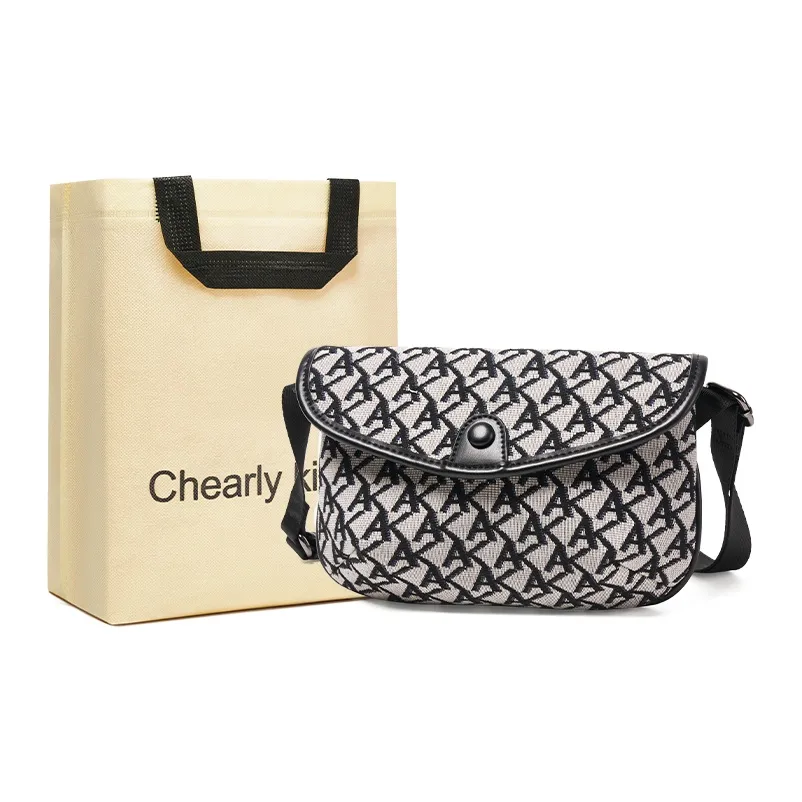 Chearly Kitity Сумка через плечо из синтетической кожи среднего размера женская классический черный