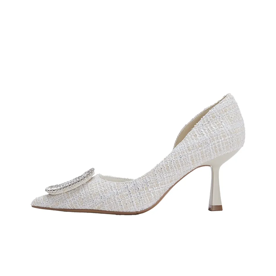 URBAN REVIVO Women's Casual Shoes Ecru