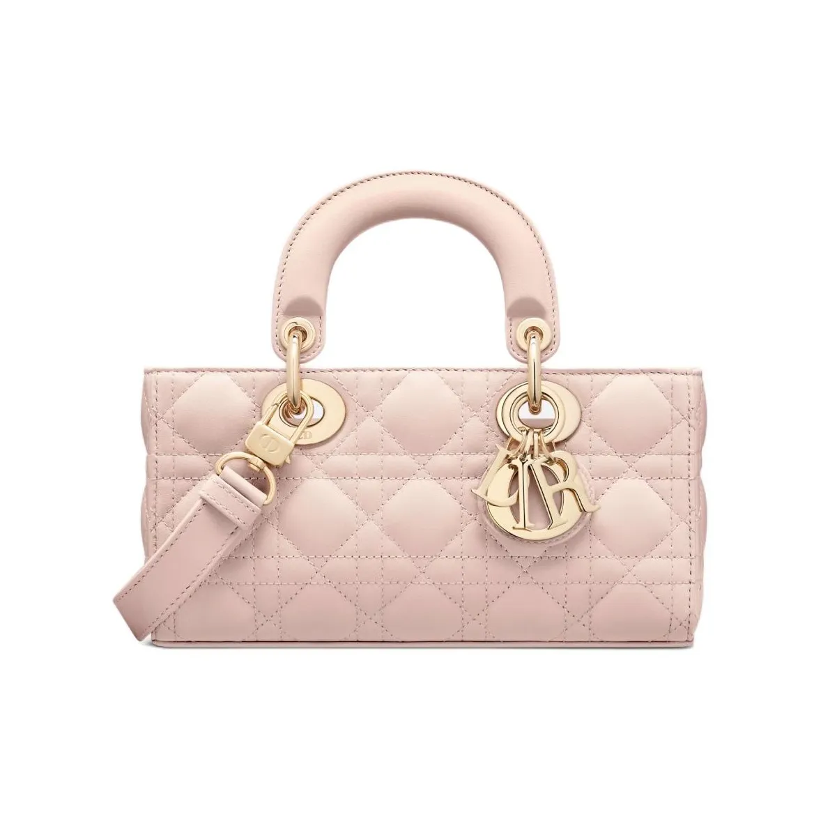 DIOR Lady D Joy Sheepskin Lady Dior Bag, Shoulder Bag, Crossbody Bag, Handbag Trumpets Women's Rouge Pink