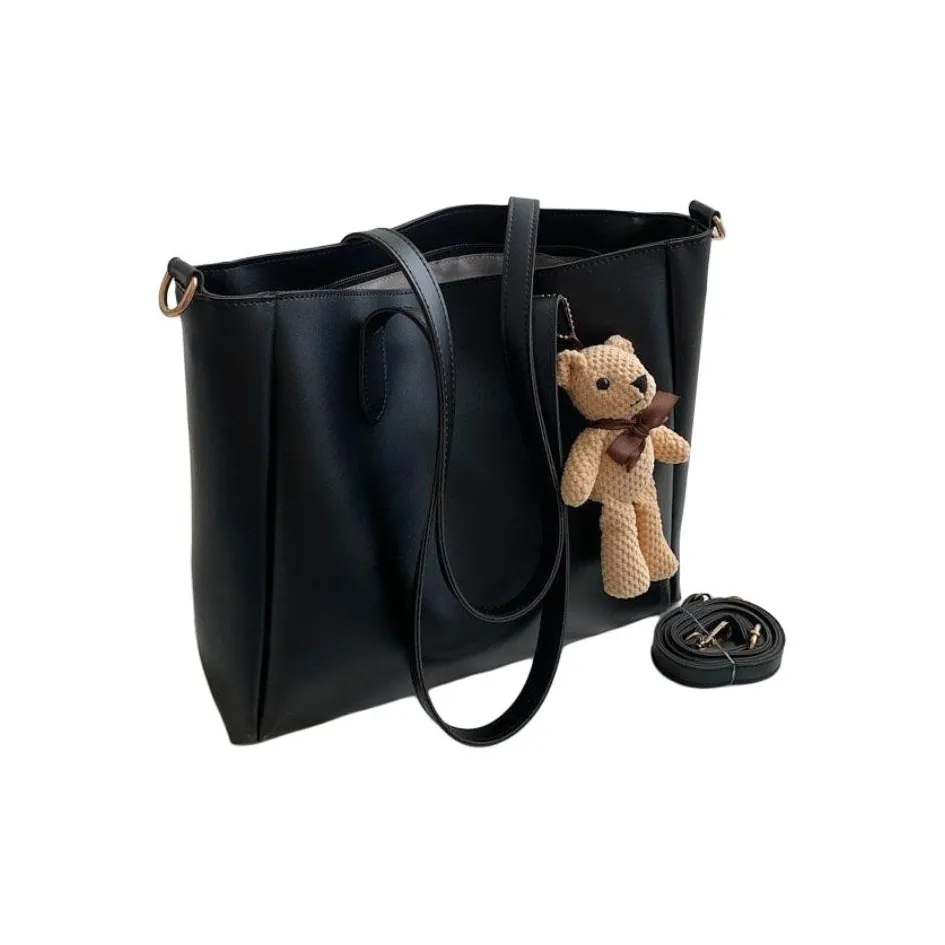 MUYKUY ПУ (полиуретан) Сумка-тоут Сумка для покупок Сумка через плечо Большая женская Черный Бежевый Кофейный