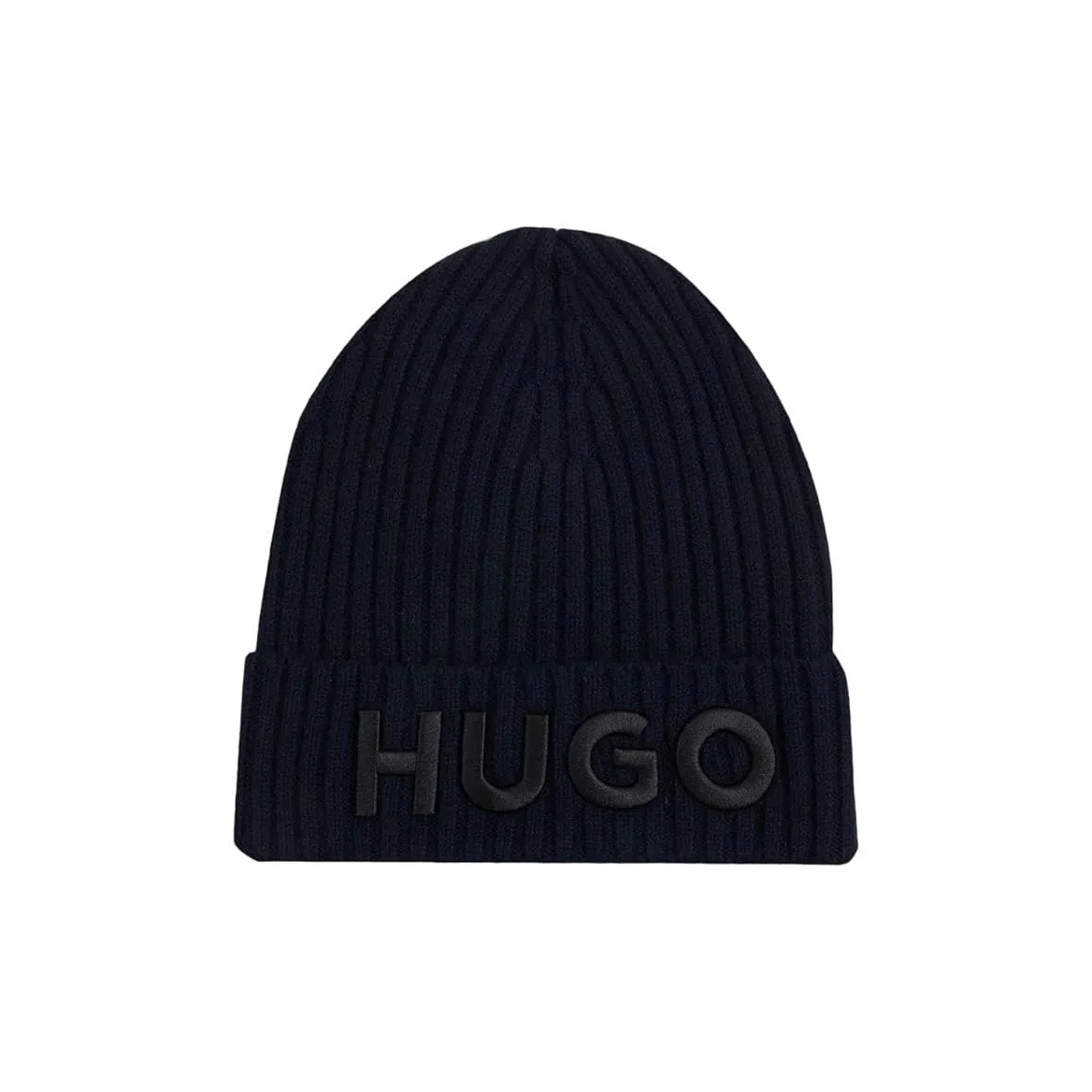 Hugo Boss Шерсть Береты Мужской Темно-синий