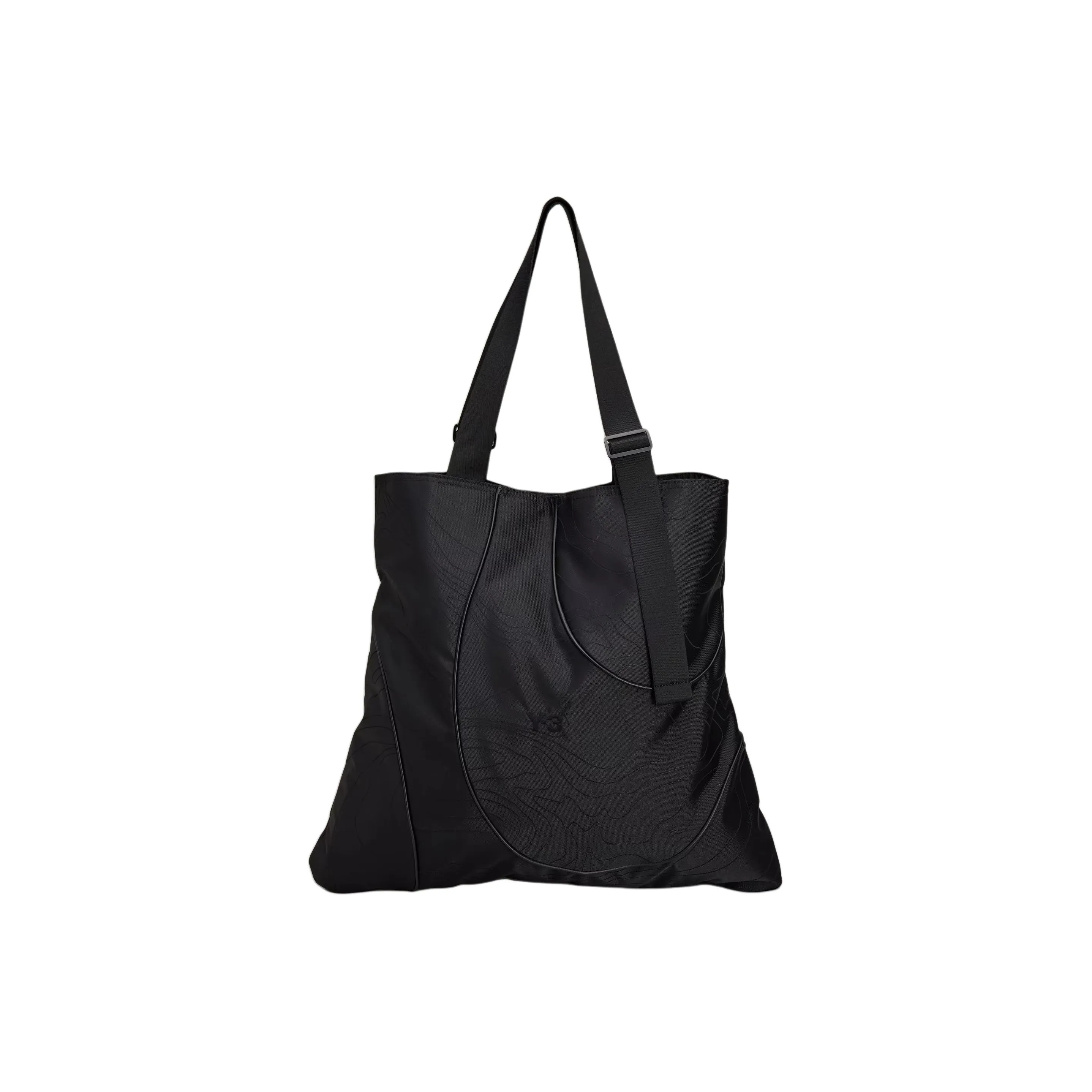 Y 3 Переработанный полиамид Тоут Сумка Сумка для покупок Сумка через плечо Сумка обычная Мужская Черная