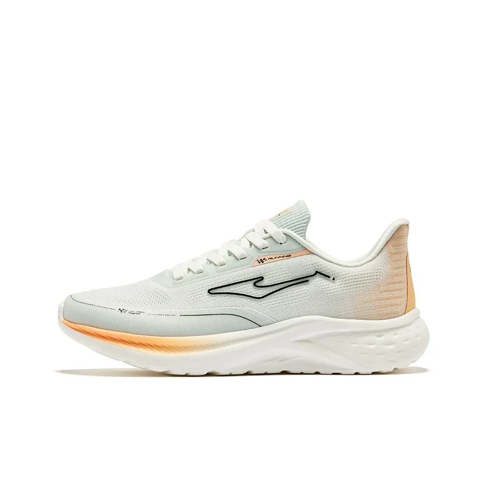 Erke Awakening 2.0 Cushioning Wear-Resistant Low-Top Running Shoes Women's Snowflake Jelly Orange