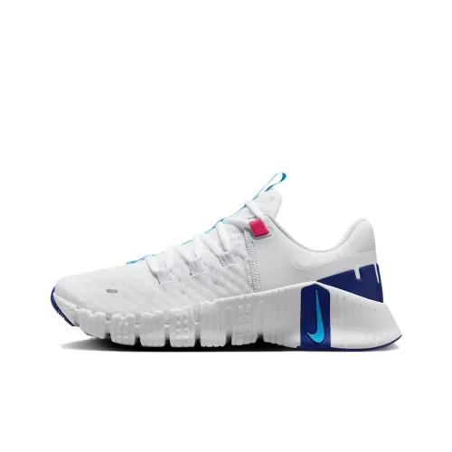 NIKE Free Metcon 5 Кроссовки для тренировок Низкий Верх Белый и Синий Цвет Женские