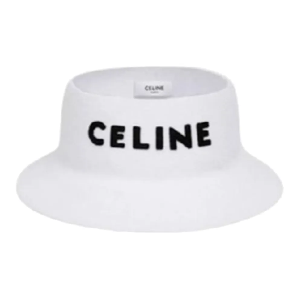 CELINE Felt Bucket Hats RALPH Unisex White