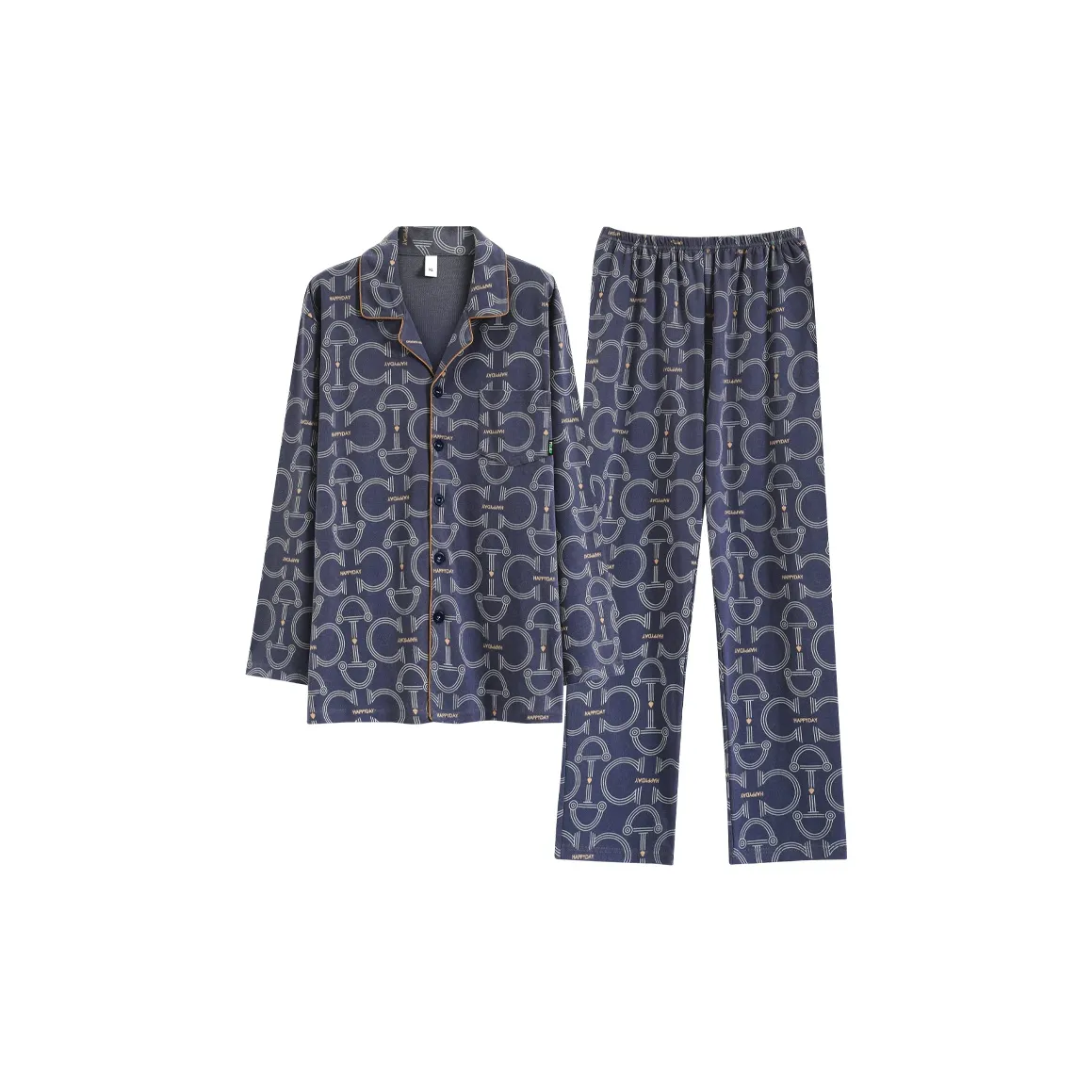 Pretty Lady Home Suit Men's Navy Blue