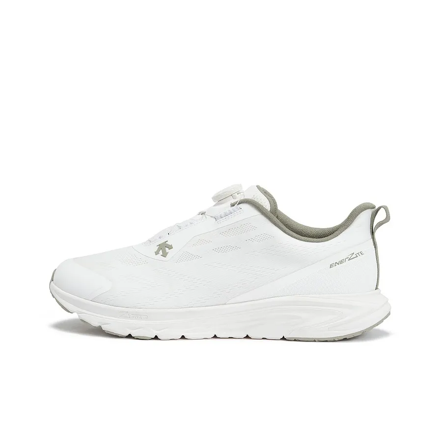 DESCENTE Enerzite Breathable Low Top Casual Training City Commute Running Shoes Men's White