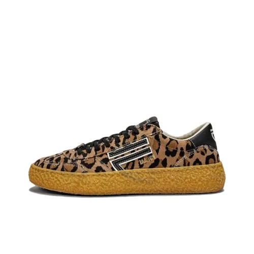 Puraai Кроссовки для скейтбординга Low Top Черно-коричневые Унисекс