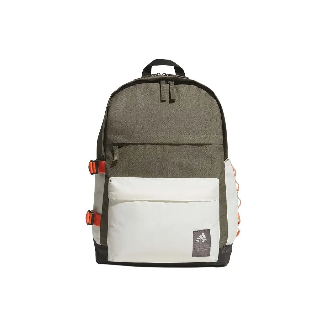 Adidas Переработанный полиэстер рюкзак средний унисекс зеленый