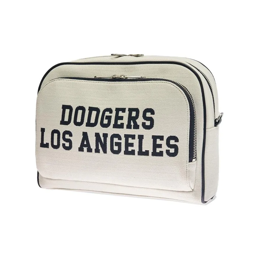 MLB Los Angeles Dodgers Polyester Backpack Regular Unisex Hemp Cream