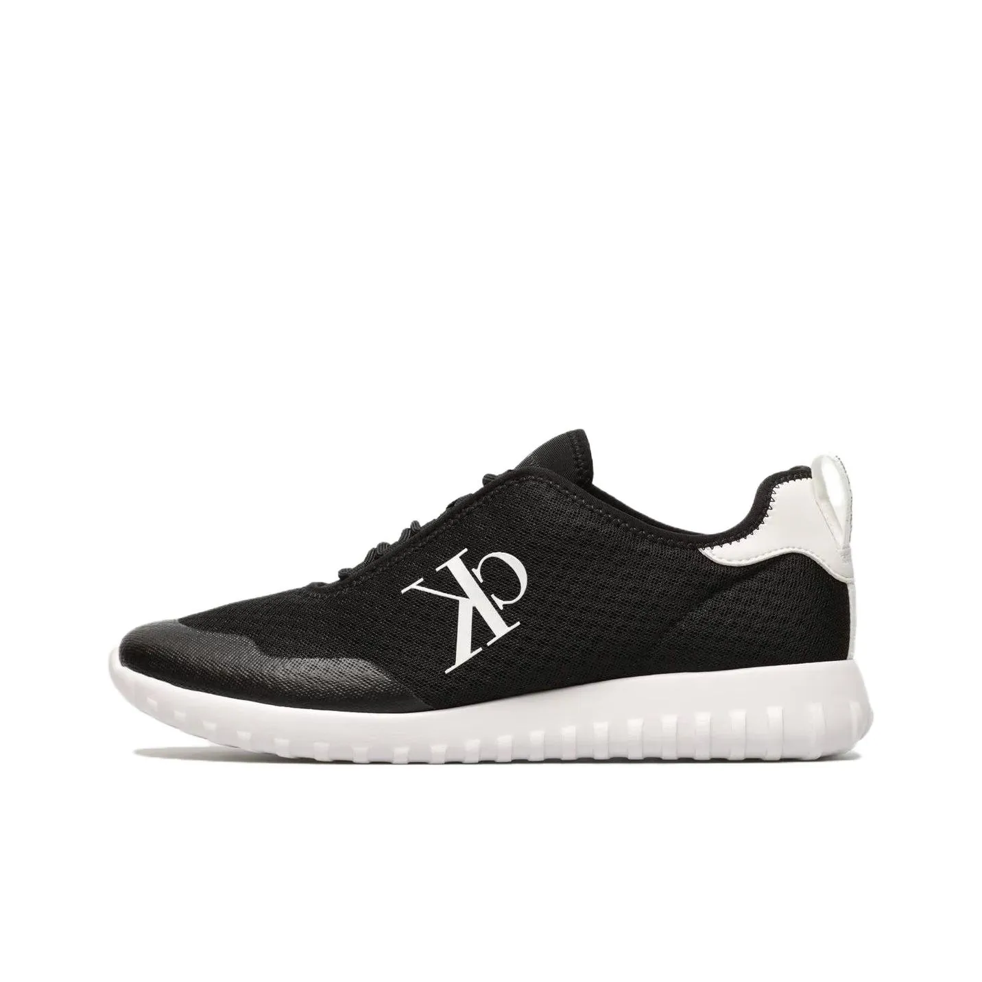 CKJ CALVIN KLEIN JEANS Breathable Low Top Casual Shoes Men's Black White