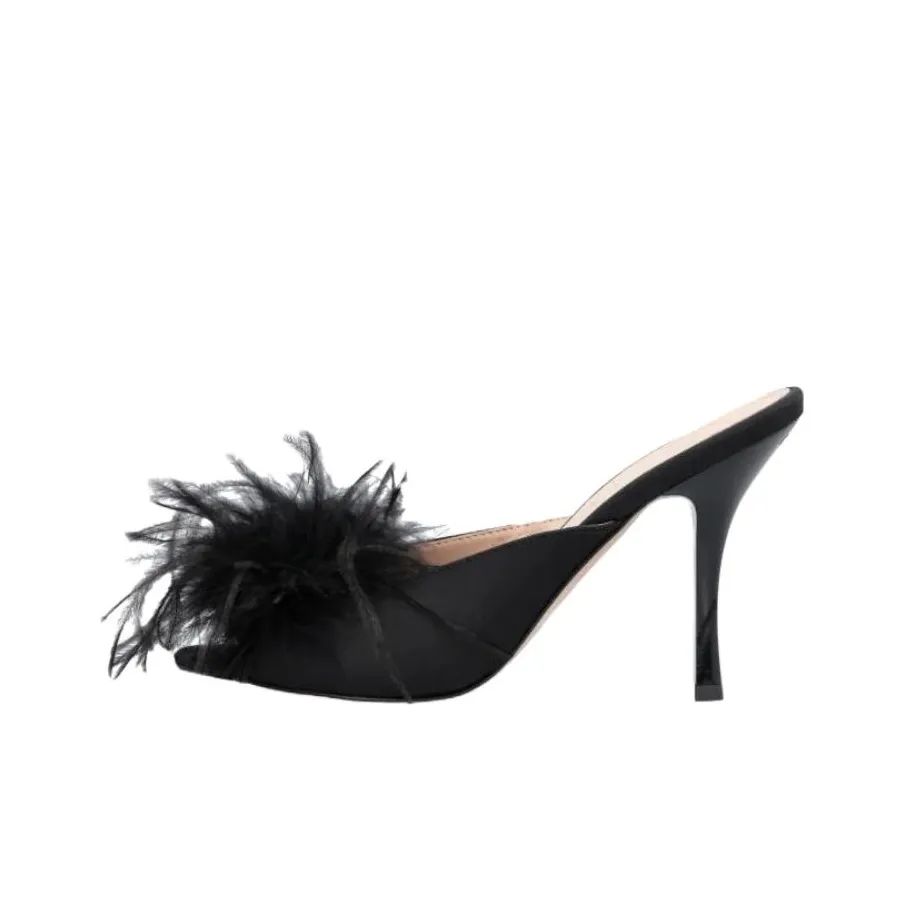 PINKO 95mm Feather detail Sandals Women's