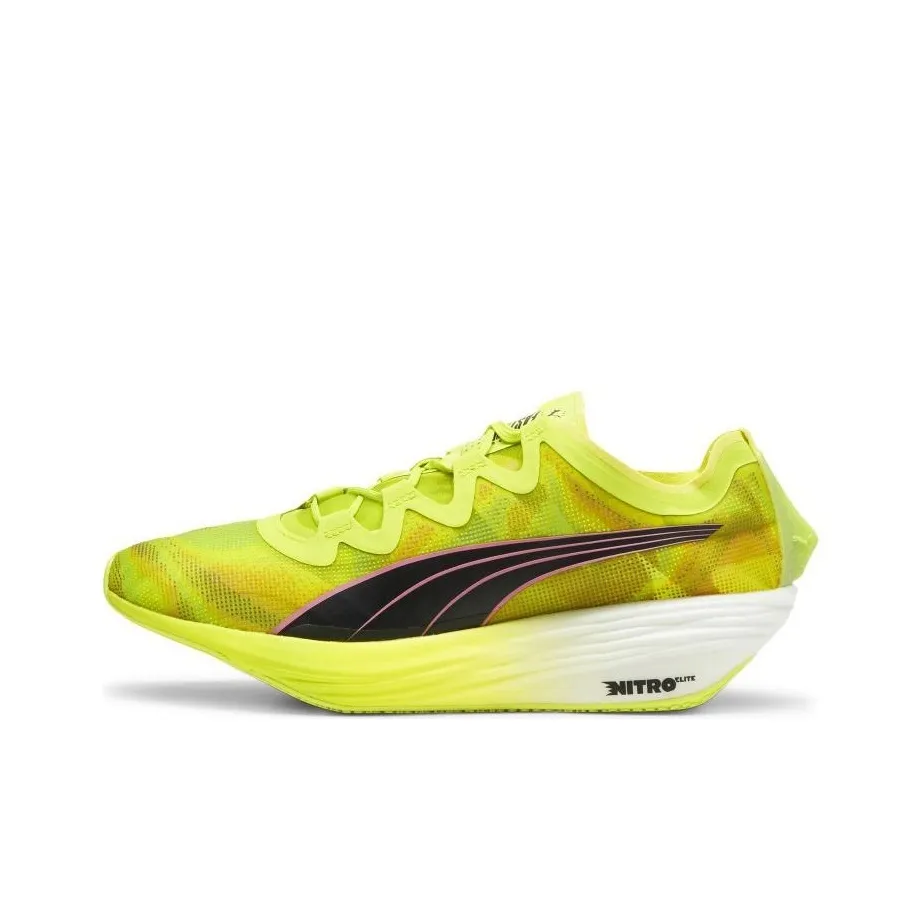 PUMA Fast FWD Nitro Elite Slip-resistant Low Top Carbon Plate Беговые кроссовки Мужские Turquoise