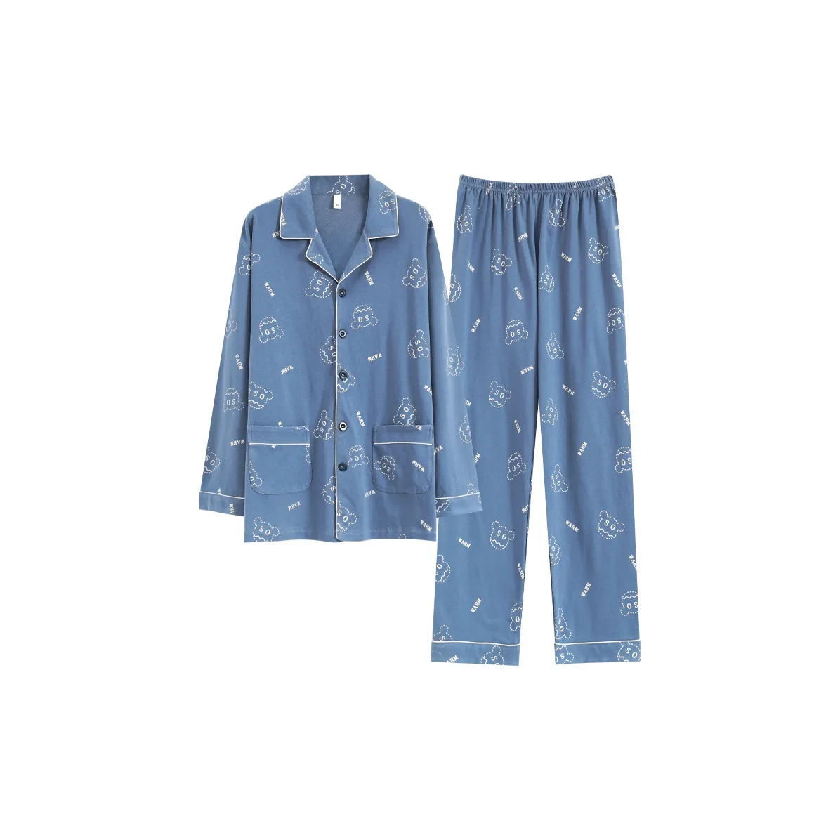 Pretty Lady Home Suit Men's Sky Blue