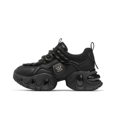 C°BANNER Толстоподошвенные кроссовки Low Top Черные Женские