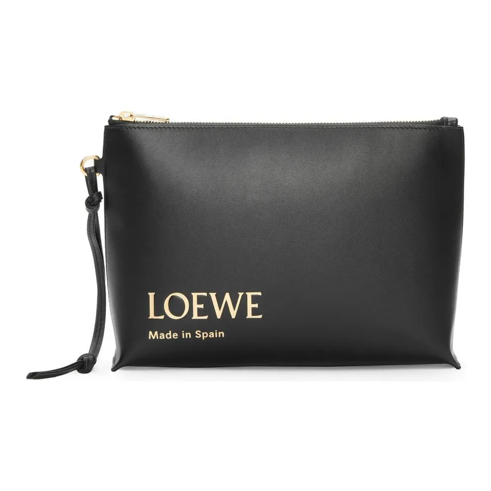 LOEWE Napa Голень Кожа Клатч Женский Черный