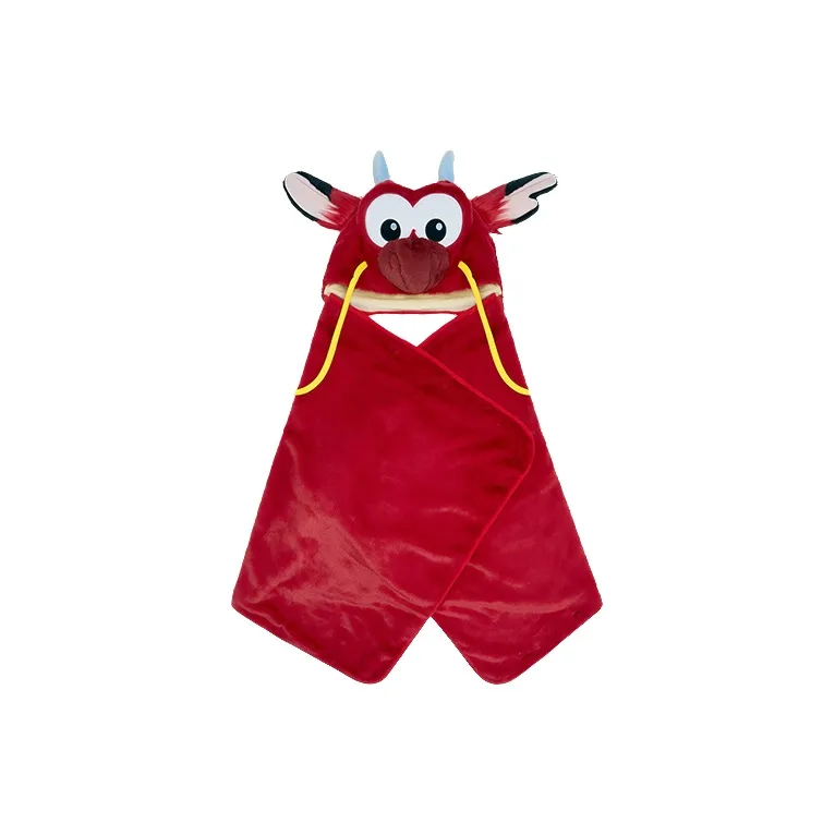 Disney 2024 Spring Mushu, Winter Year Of The Dragon Warm Blanket Doll Products