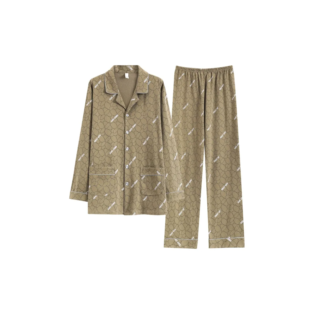 Pretty Lady Home Suit Men's Khaki
