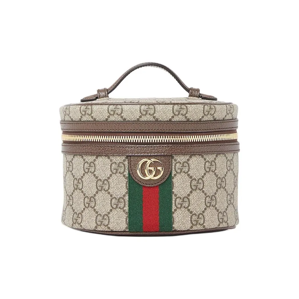 GUCCI Ophidia Cosmetic Case Beige/Ebony