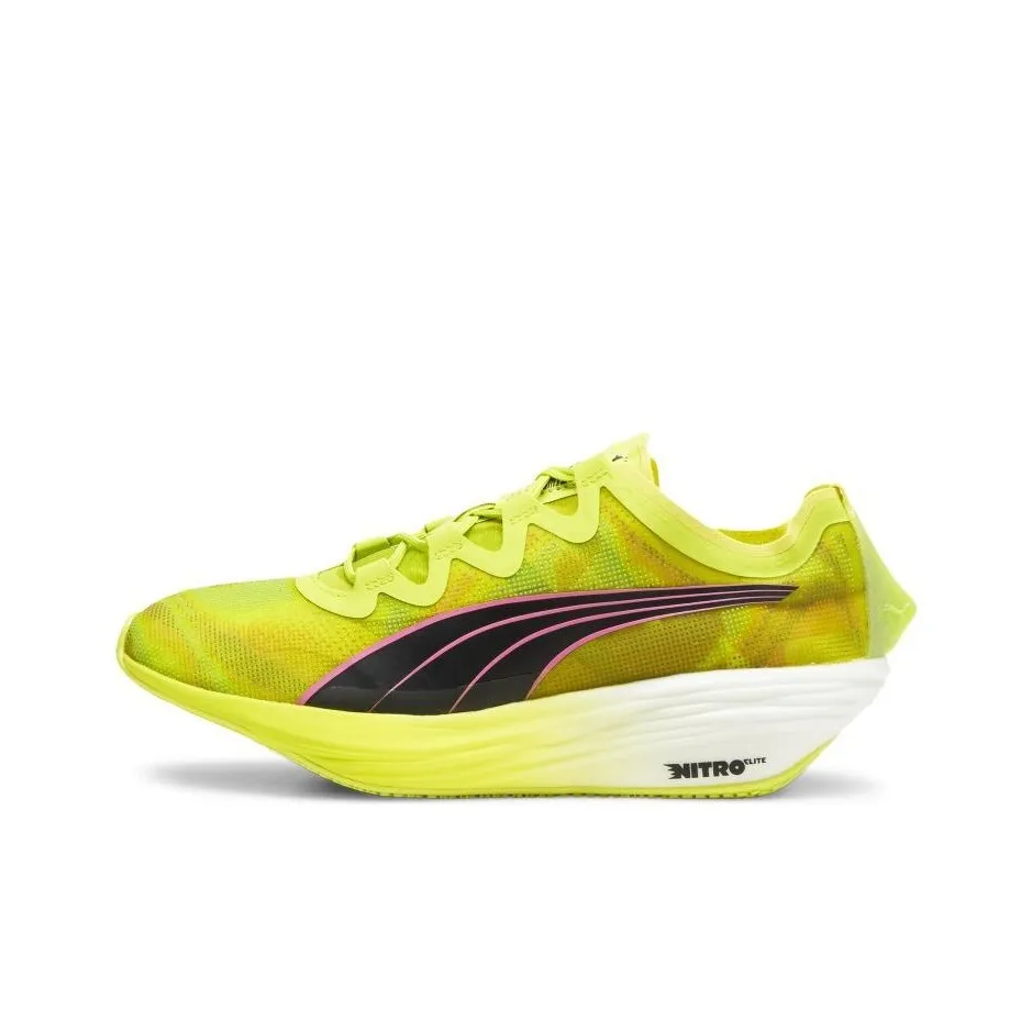 PUMA Fast Fwd Nitro Elite Психоделический Rush WNS Противоскользящие Низкие Беговые кроссовки Женские Бирюзовый