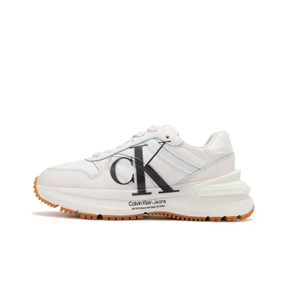 CKJ CALVIN KLEIN JEANS Chunky Sneakers Women's Low-Top Black