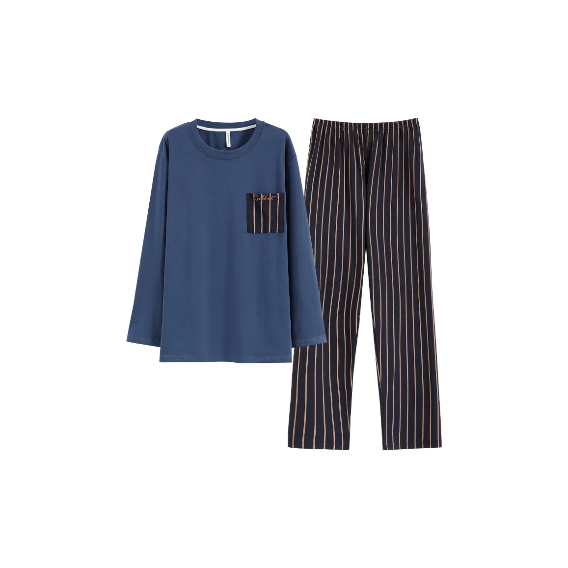 Pretty Lady Home Suit Men's Navy Blue