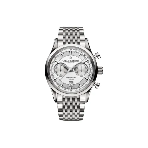 Carl F.Bucherer Автоматический Механический Movement Мужские Часы MANERO Collection 43mm*14,45mm Серебряные