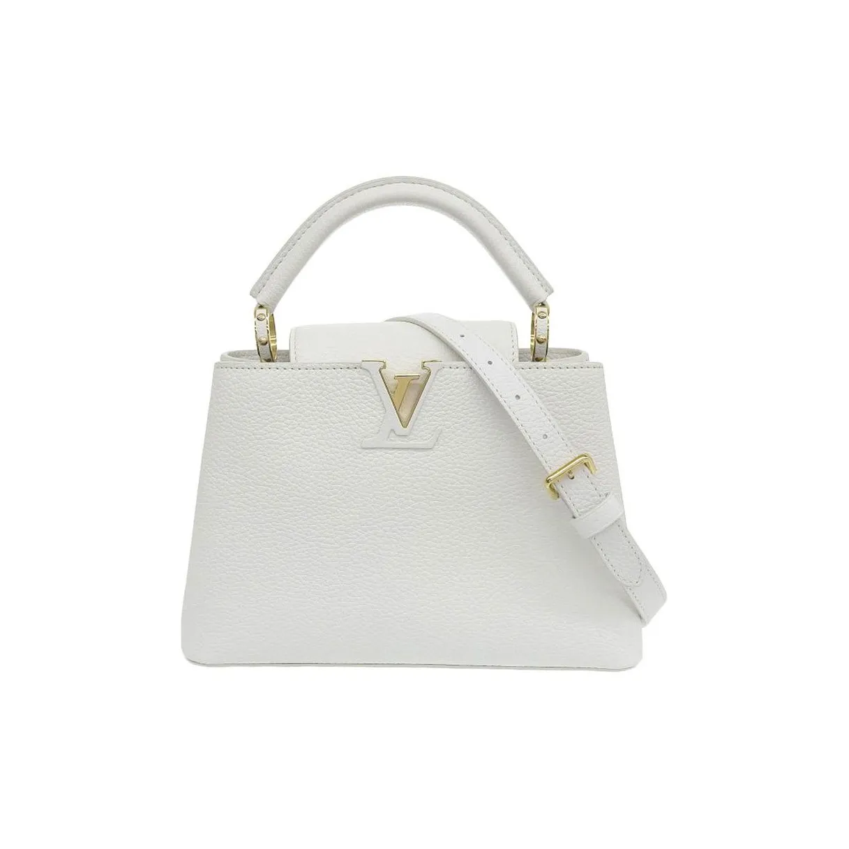 LOUIS VUITTON ArtyCapucines Urs Fischer Bb White