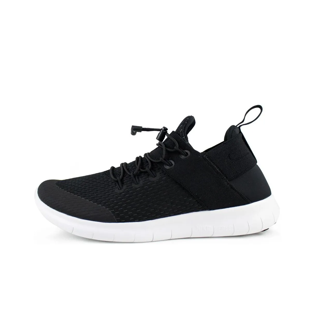 Nike Free RN Устойчивые к истиранию Низкие Беговые кроссовки Женские Черные