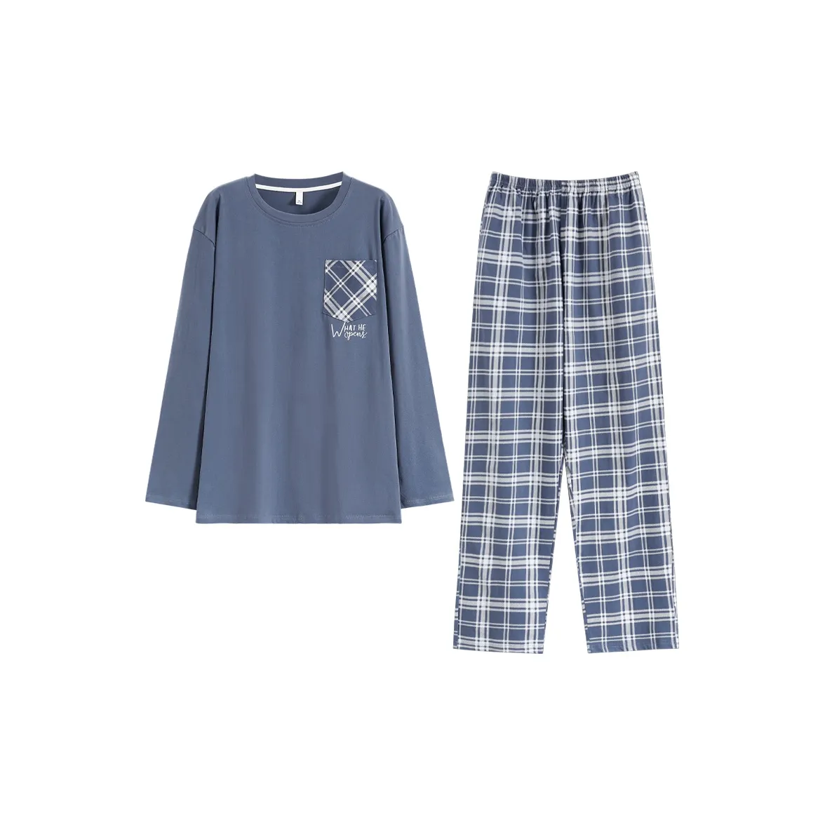 Pretty Lady Home Suit Men's Dusty Blue