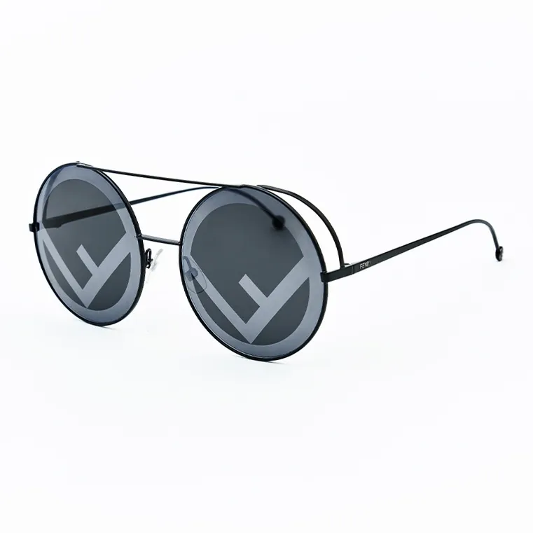 FENDI Metal Round Sunglasses Unisex