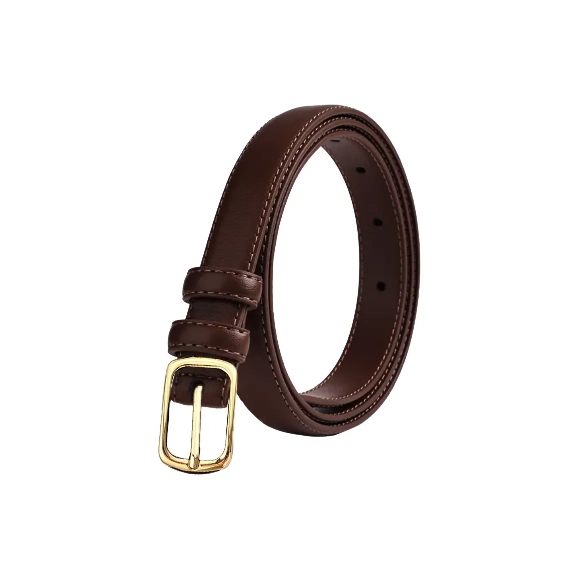 NIUMJ Корейский Тренд Натуральная Кожа Модный All Seasons Ремень Улучшенные Сенсорные Джинсы с Fine Кофе Коровья Кожа