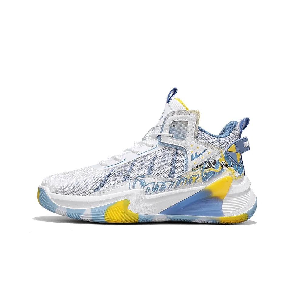 WARRIOR Basketball Shoes Men's Low Top Blue