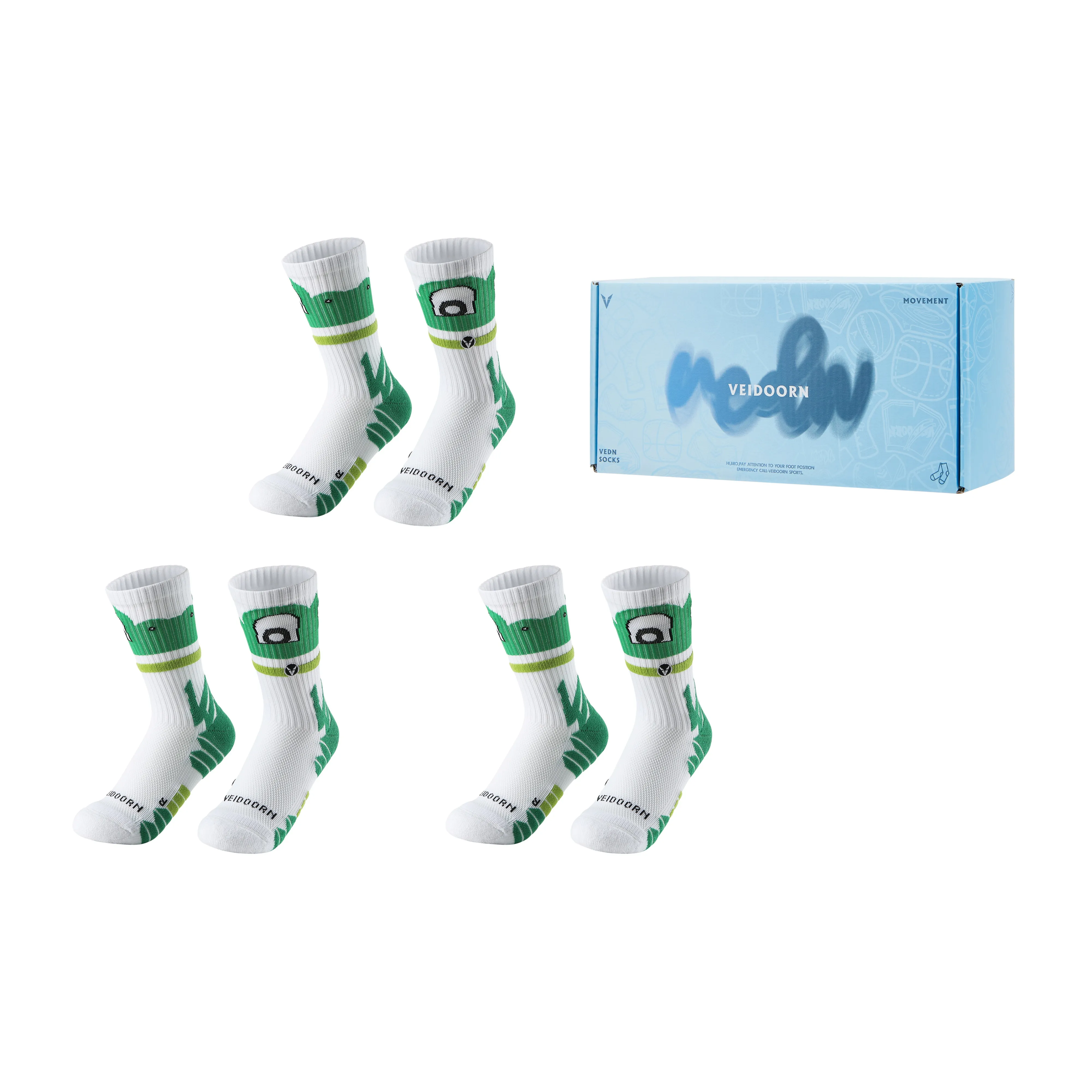 VEIDOORN Unisex Basketball Socks