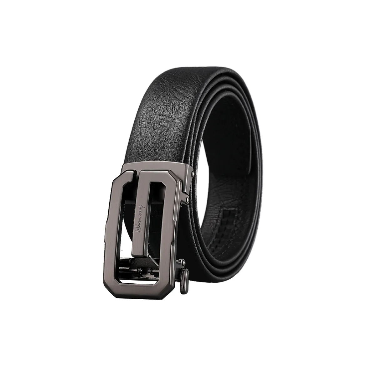 NIUMJ Автоматическая застежка коровья кожа высококачественные джинсы с узором "Кошачья лапа" черные кожаные ремни мужской 3,5 см