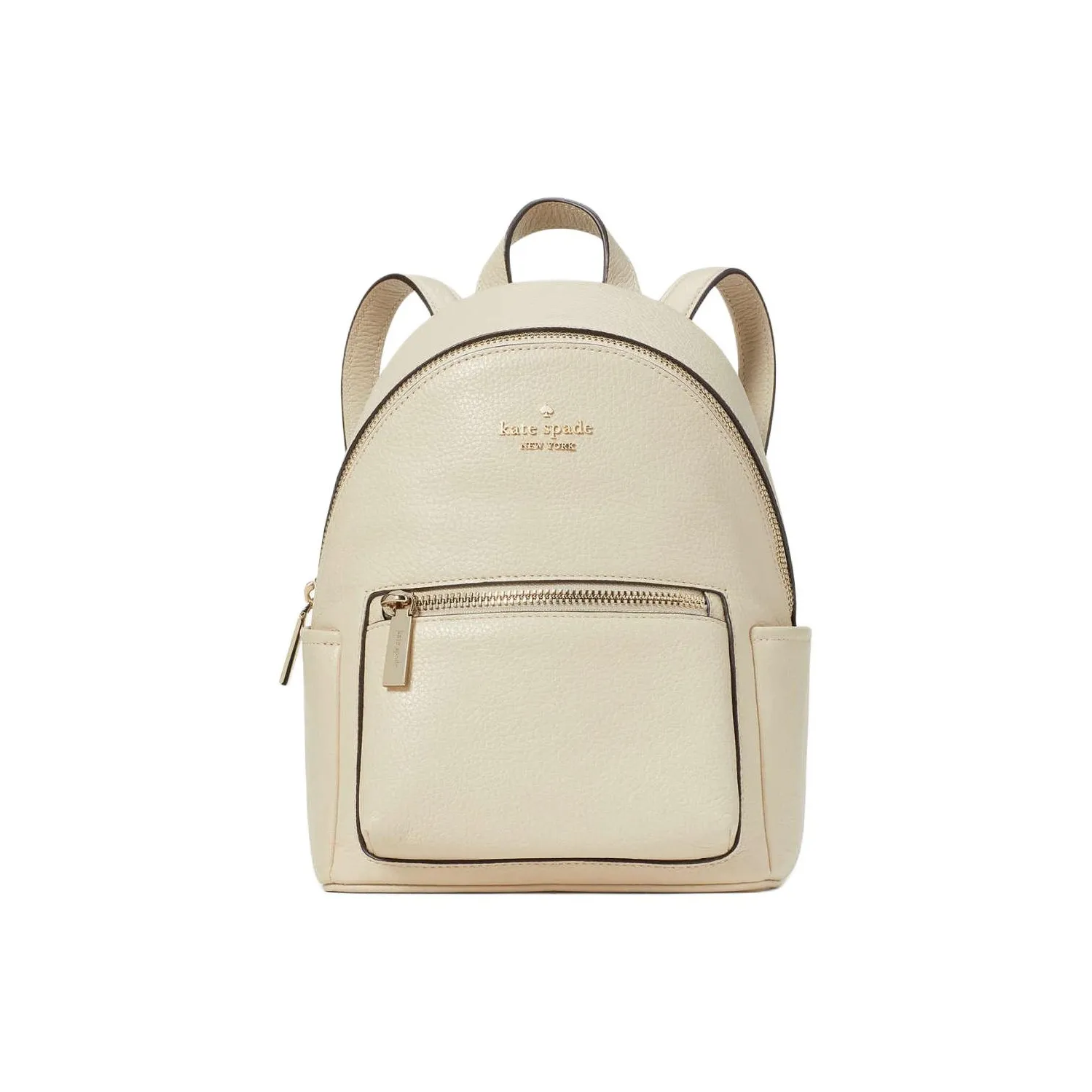 Kate Spade Leila Soft Leather Backpack Mini Unisex Light Sand