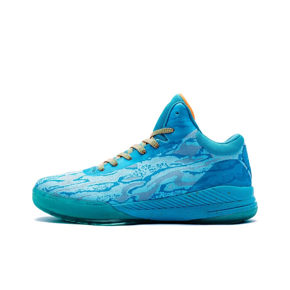 IVERSON Anti Slip Wear Resistant Low Top Basketball Shoes Unisex Stock Blue Neon Orange Yellow