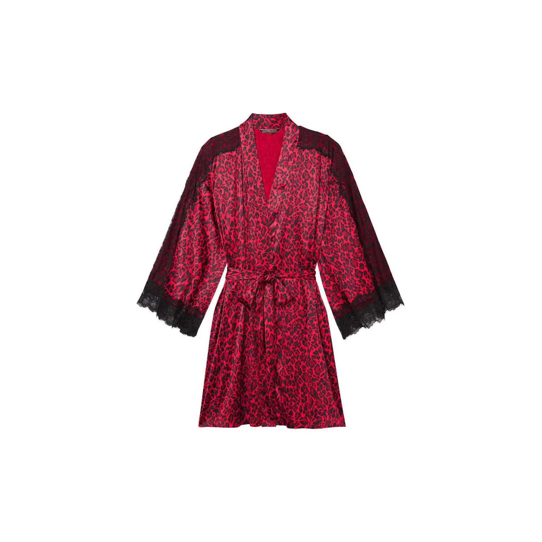 Victoria's SecretVICTORIA'S Secret Банные халаты Женские Красный Леопардовый принт
