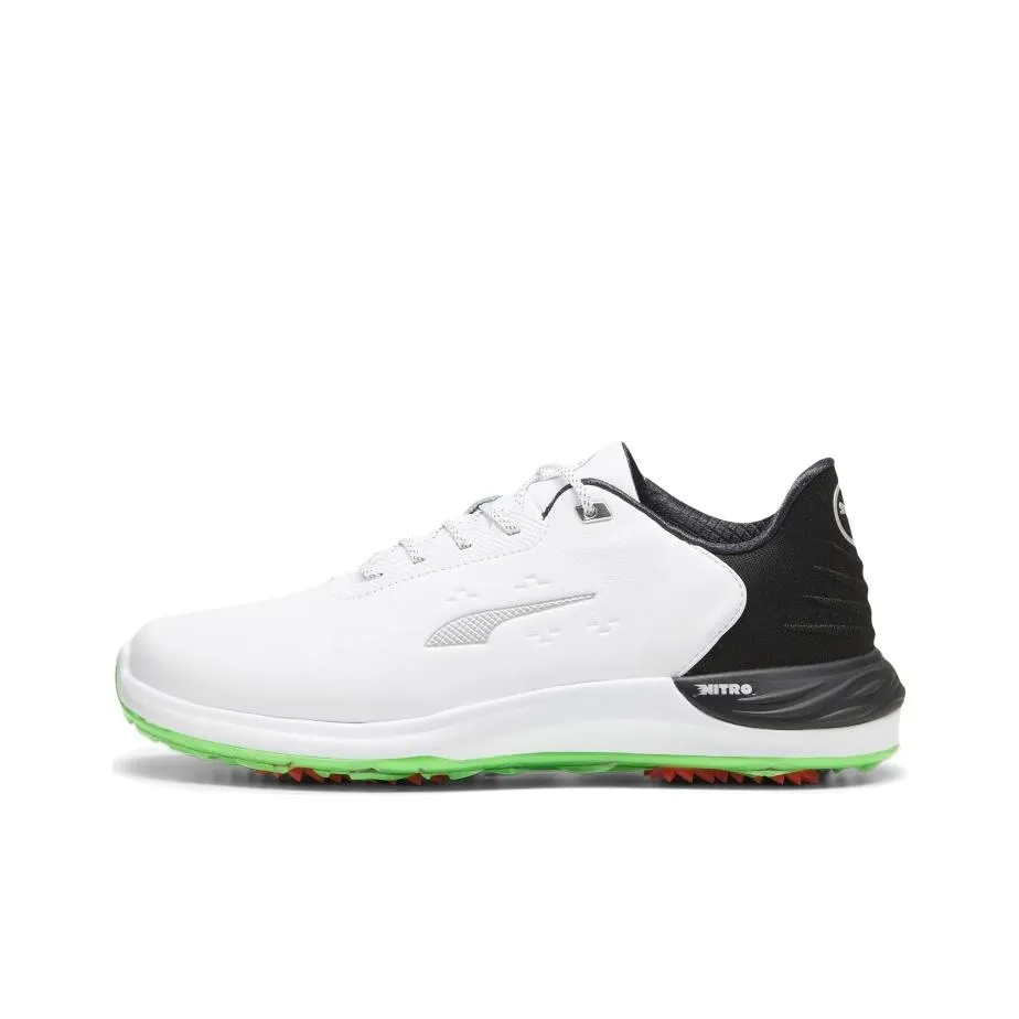PUMA Phantomcat Nitro Low Top Golf Shoes Men's White Black Green