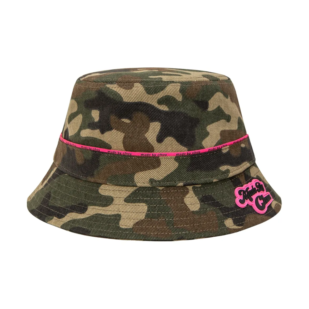 CHUU Хлопок полиэстер волокна Шляпы ведра Женские Камуфляж