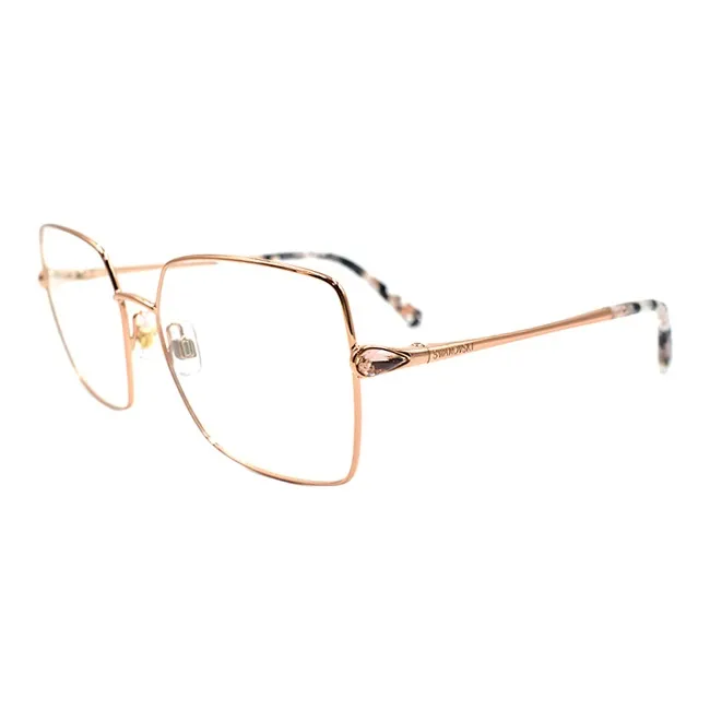 Swarovski Alloy Square Eyeglass Frames Women's