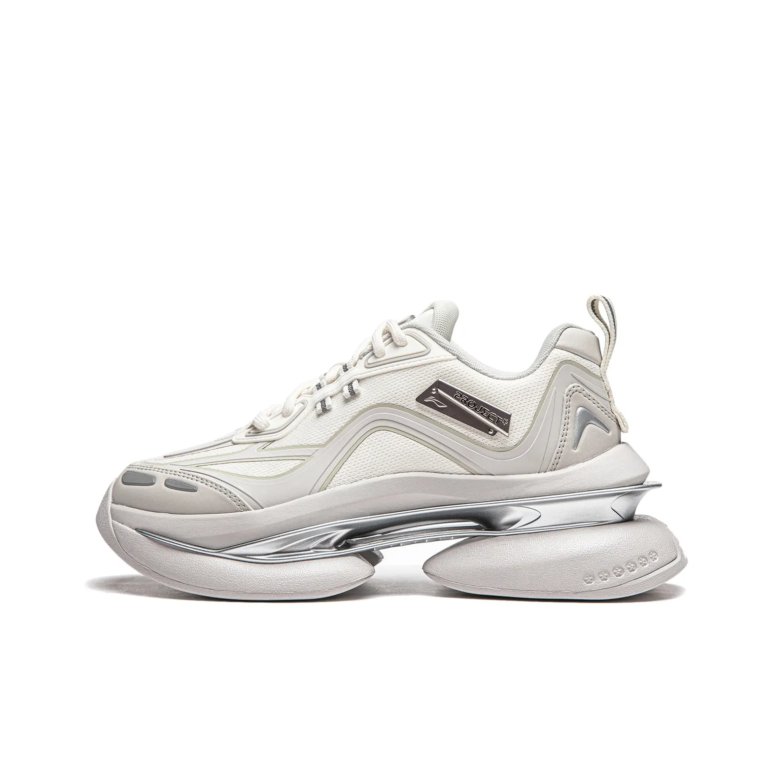 Подкладка Project* Elliptic Azure Низкий Топ Повседневная Обувь Женская Айвори Беллфлауэр Серый