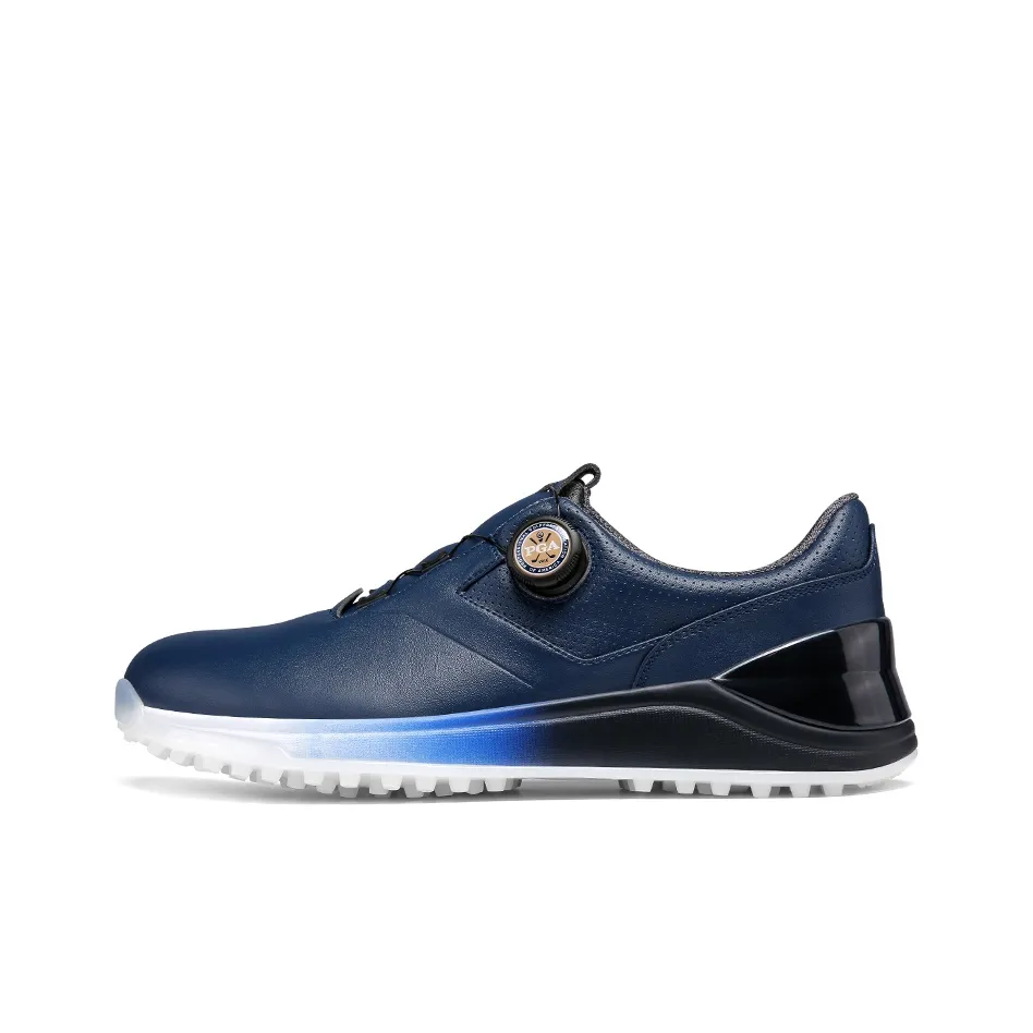 PGA Амортизаторы Shock Slip-Resistant Низкие Топы Обувь для гольфа Мужская Темно-синяя