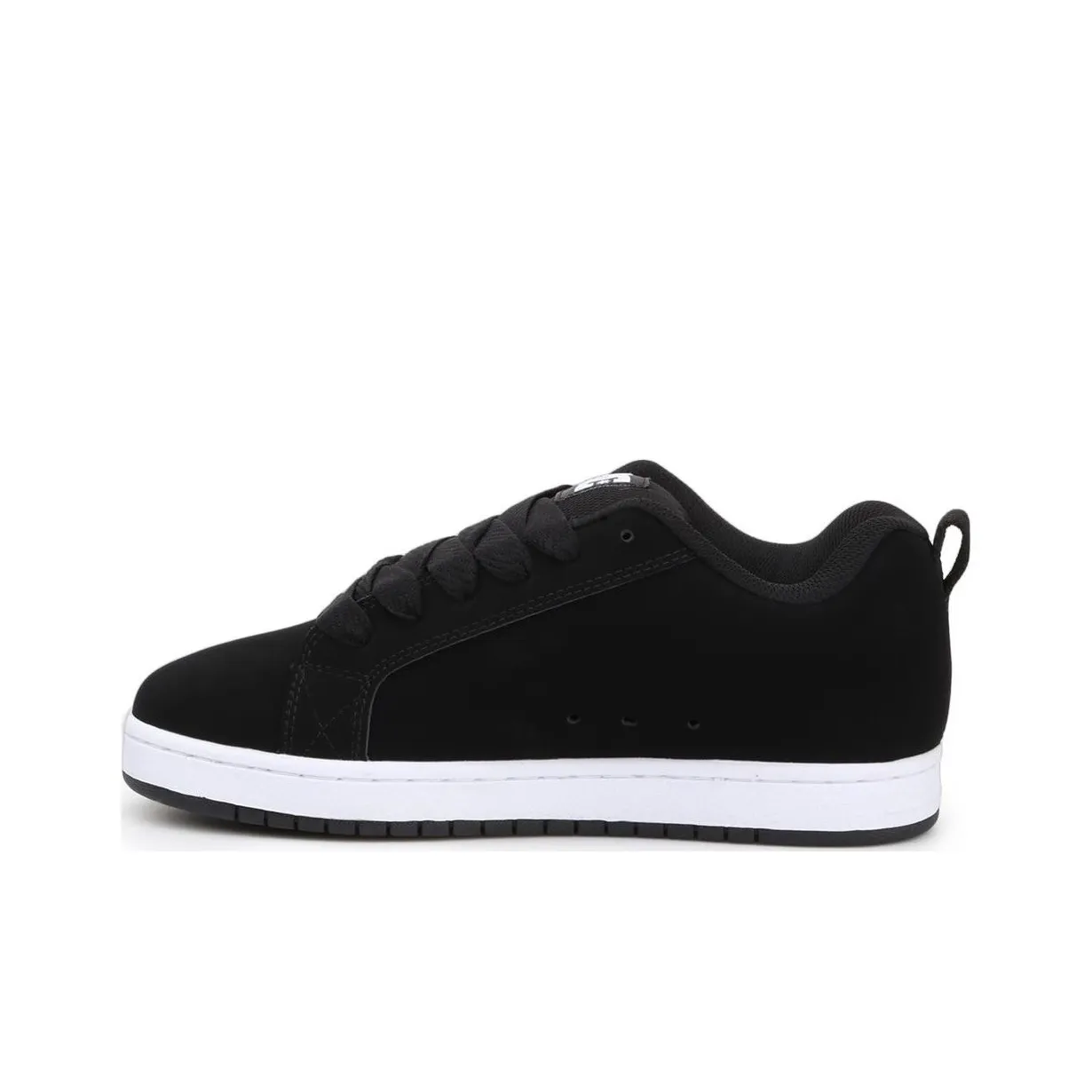 DC Shoes Anti Slip Wear Resistant Low Top Casual Shoes Men's Black White
